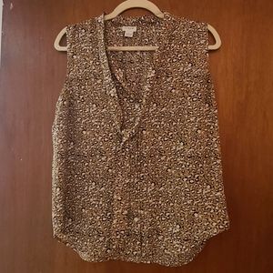 NWOT J Crew sleeveless blouse size small